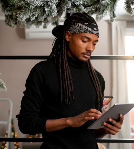 Vernetzung mit Weihnachtzimmung